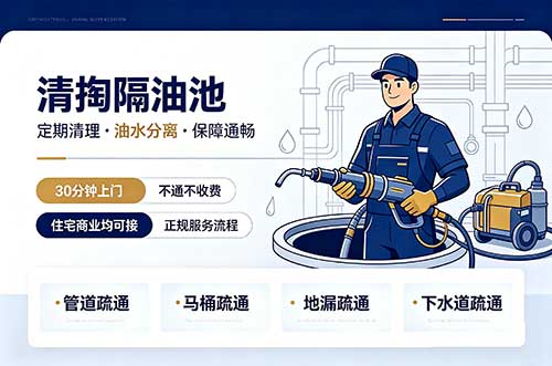 焦作清掏隔油池
